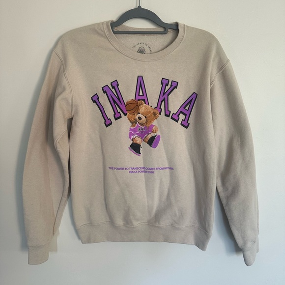 Inaka Power 2020 Basketball Teddy Crewneck- Limited Edition Size Small - Picture 2 of 4
